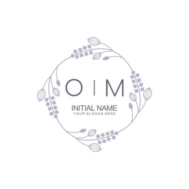 Çiçek İlham Veren OM Logoları Zamansız ve Sanatsal Markalaşma İçin