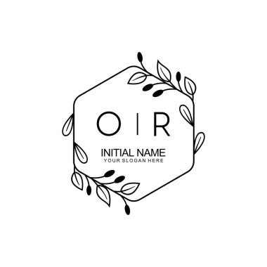 Çiçek İlham Verici veya Zamansız ve Sanatsal Markalaşma Logoları