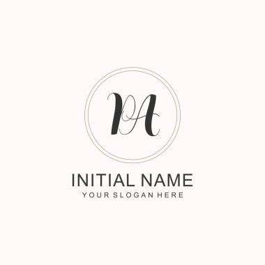 Markalaşma Kimliği için PA Minimalist Klasik Logo Tasarımı