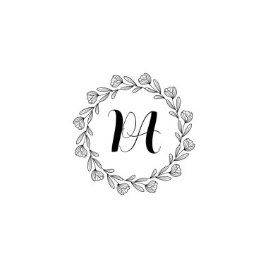 Çiçek İlham Veren İlk PA Logoları Zamansız ve Sanatsal Markalaşma İçin