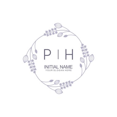 Çiçek İlham Veren PH Logoları Zamansız ve Sanatsal Markalaşma İçin