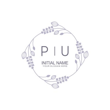 Çiçek İlham Veren PU Zamansız ve Sanatsal Markalaşma Logoları