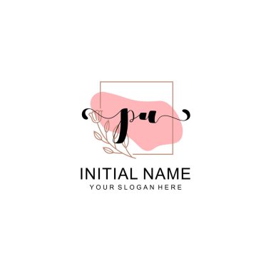 Sanatsal Fırça Aksanlı PU Modern El Yazısı Logosu