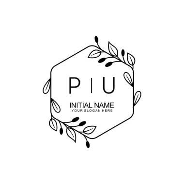 Çiçek İlham Veren PU Zamansız ve Sanatsal Markalaşma Logoları