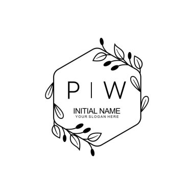 Çiçek İlham Veren İlk PW Logoları Zamansız ve Sanatsal Markalaşma İçin