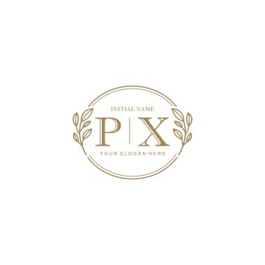 Markalaşma Kimliği için PX Minimalist Klasik Logo Tasarımı