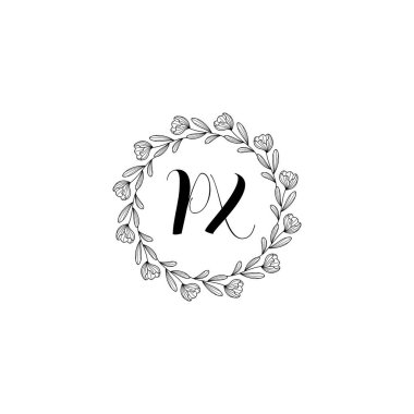 Çiçek İlham Veren İlk PX Logoları Zamansız ve Sanatsal Markalaşma İçin