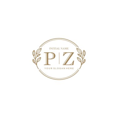 Markalaşma Kimliği için PZ Minimalist Klasik Logo Tasarımı