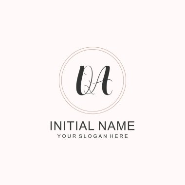 Markalaşma Kimliği için QA Minimalist Klasik Logo Tasarımı