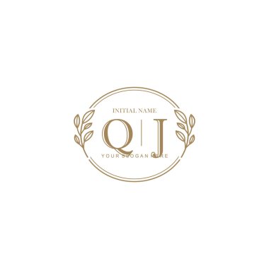QJ Minimalist Klasik Markalaşma Kimliği İlk Logo Tasarımı