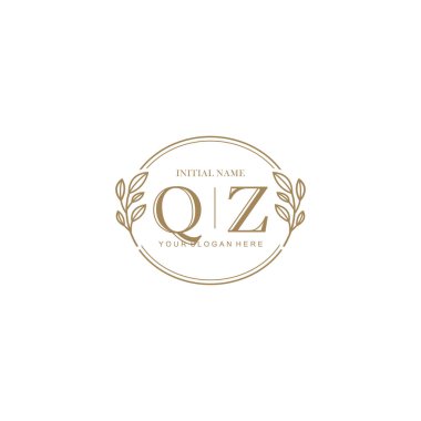 QZ Minimalist Klasik Markalaşma Kimliği İlk Logo Tasarımı