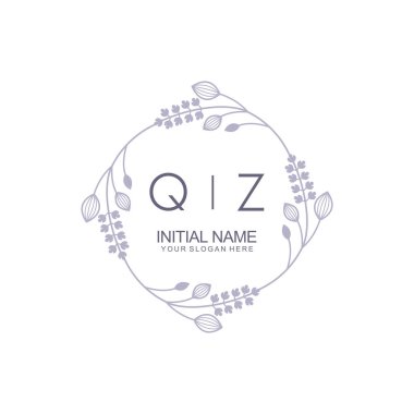 Çiçek İlham Veren İlk QZ Logoları Zamansız ve Sanatsal Markalaşma İçin