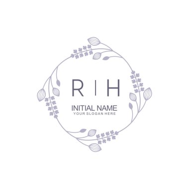 Çiçek İlham Veren İlk RH Logoları Zamansız ve Sanatsal Markalaşma İçin