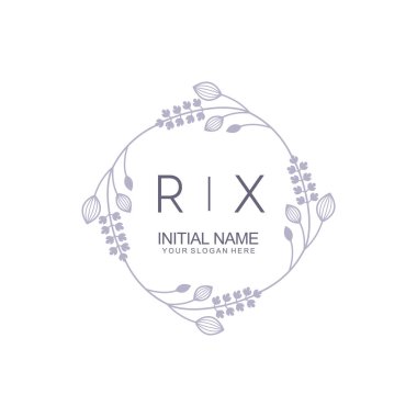 Çiçek İlham Veren İlk RX Logoları Zamansız ve Sanatsal Markalaşma İçin