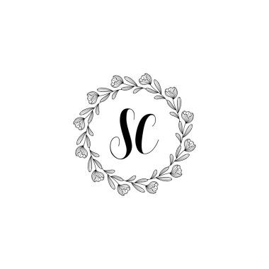 Çiçek İlham Veren İlk SC Logoları Zamansız ve Sanatsal Markalaşma İçin