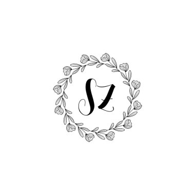 Çiçek İlham Veren İlk SZ Logoları Zamansız ve Sanatsal Markalaşma İçin