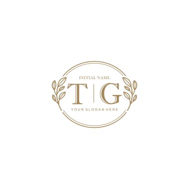 Markalaşma Kimliği için TG Minimalist Klasik Logo Tasarımı