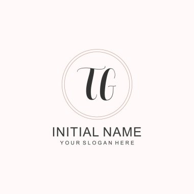 Markalaşma Kimliği için TG Minimalist Klasik Logo Tasarımı