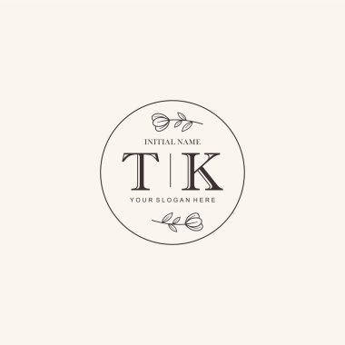 TK Minimalist Klasik Markalaşma Kimliği İlk Logo Tasarımı