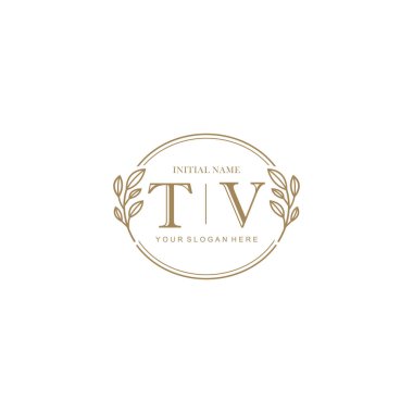 Markalaşma Kimliği için TV Minimalist Klasik Logo Tasarımı