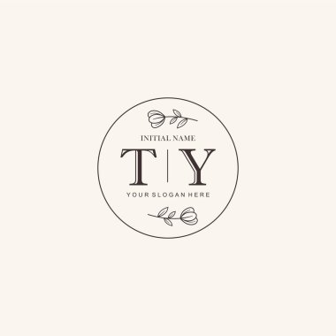 TY Minimalist Klasik Markalaşma Kimliği İlk Logo Tasarımı