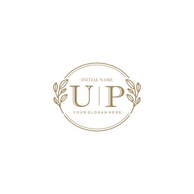 UP Minimalist Klasik Markalaşma Kimliği İlk Logo Tasarımı