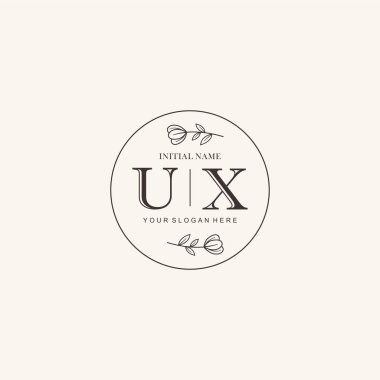 Markalaşma Kimliği için UX Minimalist Klasik Logo Tasarımı