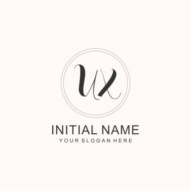 Markalaşma Kimliği için UX Minimalist Klasik Logo Tasarımı