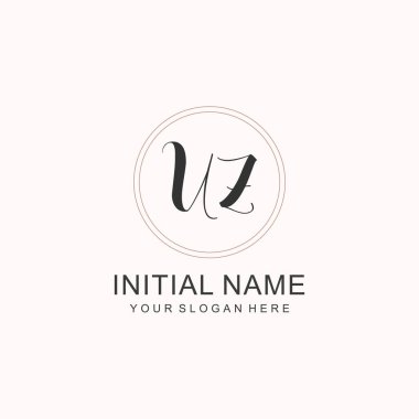 Markalaşma Kimliği için UZ Minimalist Klasik Logo Tasarımı