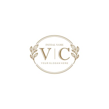 Markalaşma Kimliği için VC Minimalist Klasik Logo Tasarımı