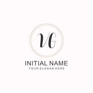 Markalaşma Kimliği için VG Minimalist Klasik Logo Tasarımı