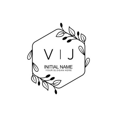 Çiçek İlham Veren İlk VJ Logoları Zamansız ve Sanatsal Markalaşma İçin