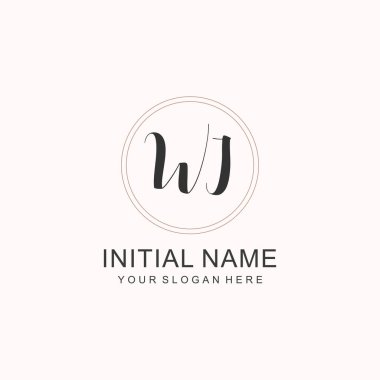 WI Minimalist Klasik Markalaşma Kimliği için İlk Logo Tasarımı