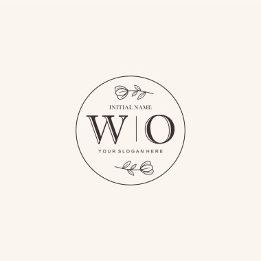 WO Minimalist Klasik Markalaşma Kimliği İlk Logo Tasarımı