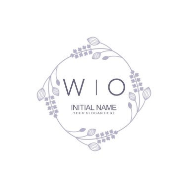 Çiçek İlham Veren İlk WO Logoları Zamansız ve Sanatsal Markalar İçin