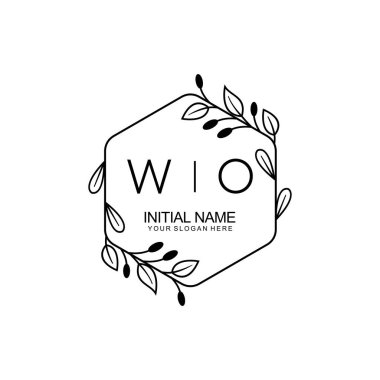 Çiçek İlham Veren İlk WO Logoları Zamansız ve Sanatsal Markalar İçin