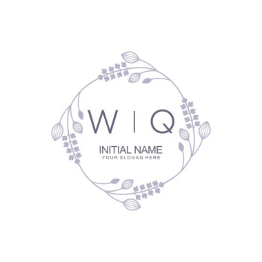 Çiçek İlham Veren İlk WQ Logoları Zamansız ve Sanatsal Markalaşma İçin