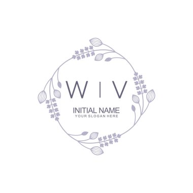 Çiçek İlham Veren İlk WV Logoları Zamansız ve Sanatsal Markalar İçin