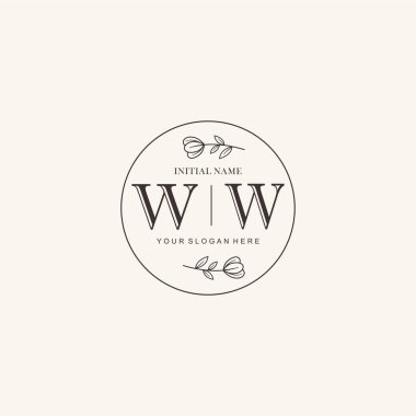 WW Minimalist Klasik Markalaşma Kimliği İlk Logo Tasarımı