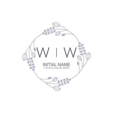 Çiçek İlham Veren İlk WW Logoları Zamansız ve Sanatsal Markalar İçin