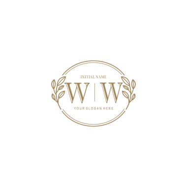 WW Minimalist Klasik Markalaşma Kimliği İlk Logo Tasarımı
