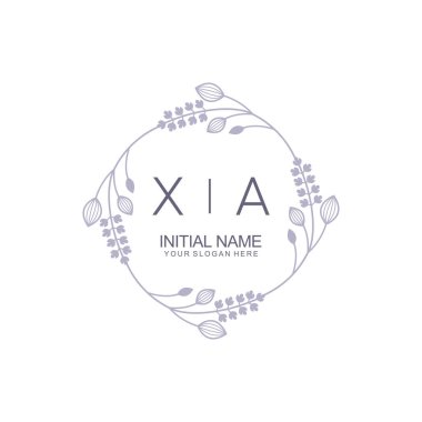 Çiçek İlham Veren İlk XA Logoları Zamansız ve Sanatsal Markalaşma İçin
