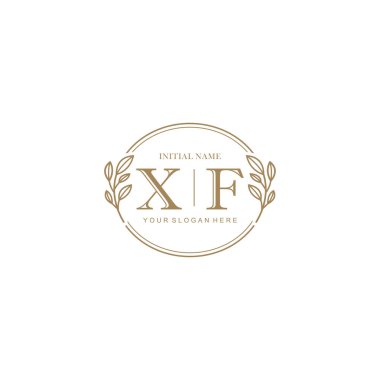 Markalaşma Kimliği için XF Minimalist Klasik Logo Tasarımı
