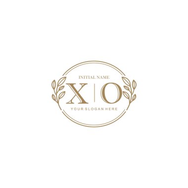 Markalaşma Kimliği için XO Minimalist Klasik Logo Tasarımı