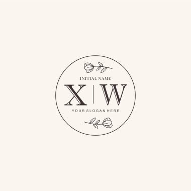 Markalaşma Kimliği için XW Minimalist Klasik Logo Tasarımı