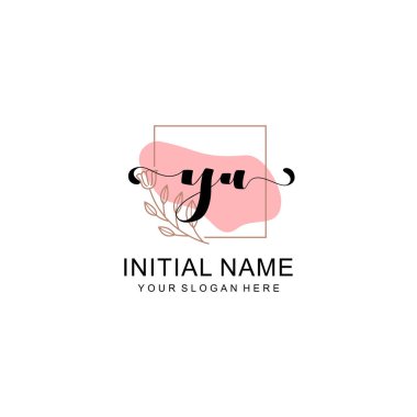 Sanatsal Fırça Aksanlı Modern El Yazısı Logosu