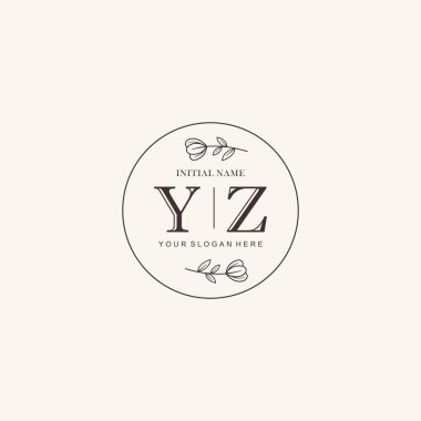 Markalaşma Kimliği için YZ Minimalist Klasik Logo Tasarımı