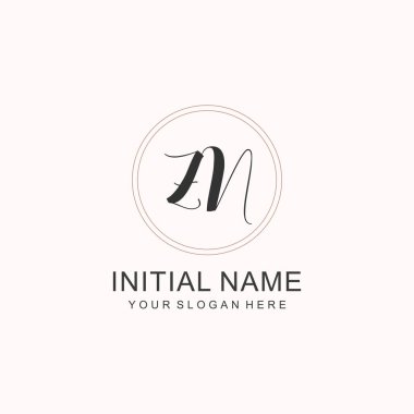 Markalaşma Kimliği için ZM Minimalist Klasik Logo Tasarımı