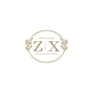 Markalaşma Kimliği için ZX Minimalist Klasik Logo Tasarımı