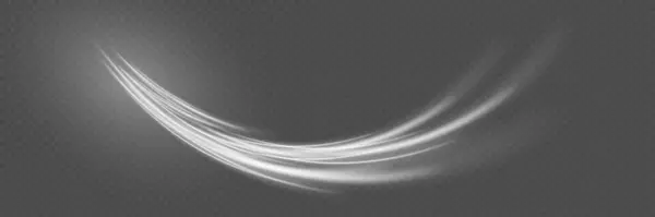 Neon hareketi etkili. Beyaz dalga ışık yolu. Özel efekt. Hızlı çizgilerin yol sihri..